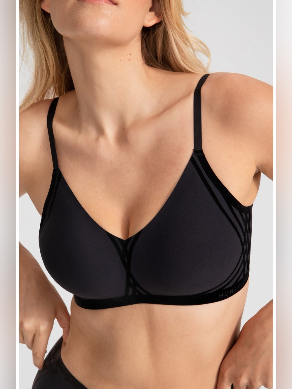 Honey love Silhouette Wireless Bra Vamp Size Medium